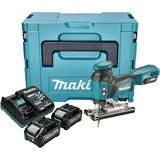 Makita, Stichsäge, JV 001 GM201 Akku Stichsäge 40 V max. 135 mm Brushless + 2x Akku 4,0 Ah + Ladegerät + Makpac