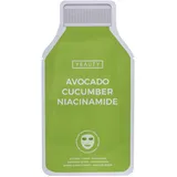 Yeauty Smoothie Tuchmaske Avocado/Cucumber/Niacinamide 1er Pack