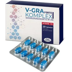 Saint Nutrition V-GRA Forte Komplex mit 100mg | rezeptfreie Potenzmittel für Männer | natürliche Inhaltsstoffe & Sofortwirkung