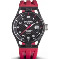 Locman Herrenuhr Montecristo Carbon Ref. 0544" in Rot |