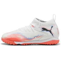 Puma Future 8 Match Mid Tf Kinder puma white/puma black/glowing red 37