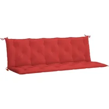 vidaXL Auflage für Hollywoodschaukel 180 x 50 x 7 cm rot
