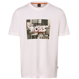Boss T-Shirt 'Heavy' - Beige,Gelb,Orange,Weiß - L,