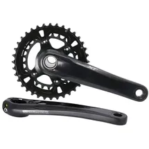 Shimano Deore XT FC-M8100-2 Kurbelsatz 36-26 Zähne 2x12 Black Kurbelarmlänge 175mm 2020 MTB