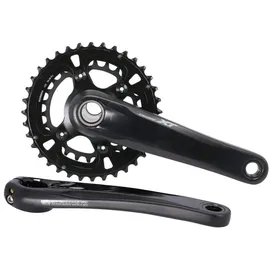 Shimano Deore XT FC-M8100-2 Kurbelsatz 36-26 Zähne 2x12 Black Kurbelarmlänge 175mm 2020 MTB