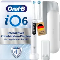 Oral-B iO Series 6 white + Reiseetui + Aufsteckbürsten 2 St.