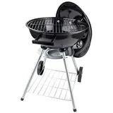 BBQ Rundgrill Mit Rädern Und Deckel 50x49x73cm