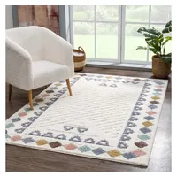 Carpet City Teppich Hochflor Wohnzimmer - 160x230 cm -