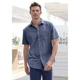 H.I.S. Kurzarmhemd Blau XXL