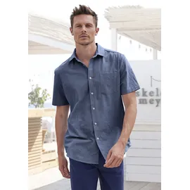 H.I.S. Kurzarmhemd Blau XXL