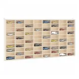 vidaXL Sammlervitrine aus Holz mit 80 Fächern 80x4,5x40,5cm 4017377