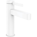 HANSGROHE Finoris 110 mit Push-Open Ablaufgarnitur, mattweiß