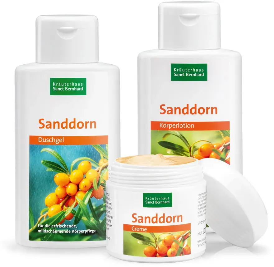 Sanddorn-Pflegeset 3er-Set - 3 Stück