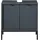 BASIC by Balculina Waschbeckenunterschrank in grau matt - Bad Unterschrank Badezimmerschrank BxHxT 60x60x32", (grau B:60cm H:60cm T:32cm, Holzwerkstoff, Schränke, Waschbeckenunterschrank, Breite 60 cm (B/H/T)