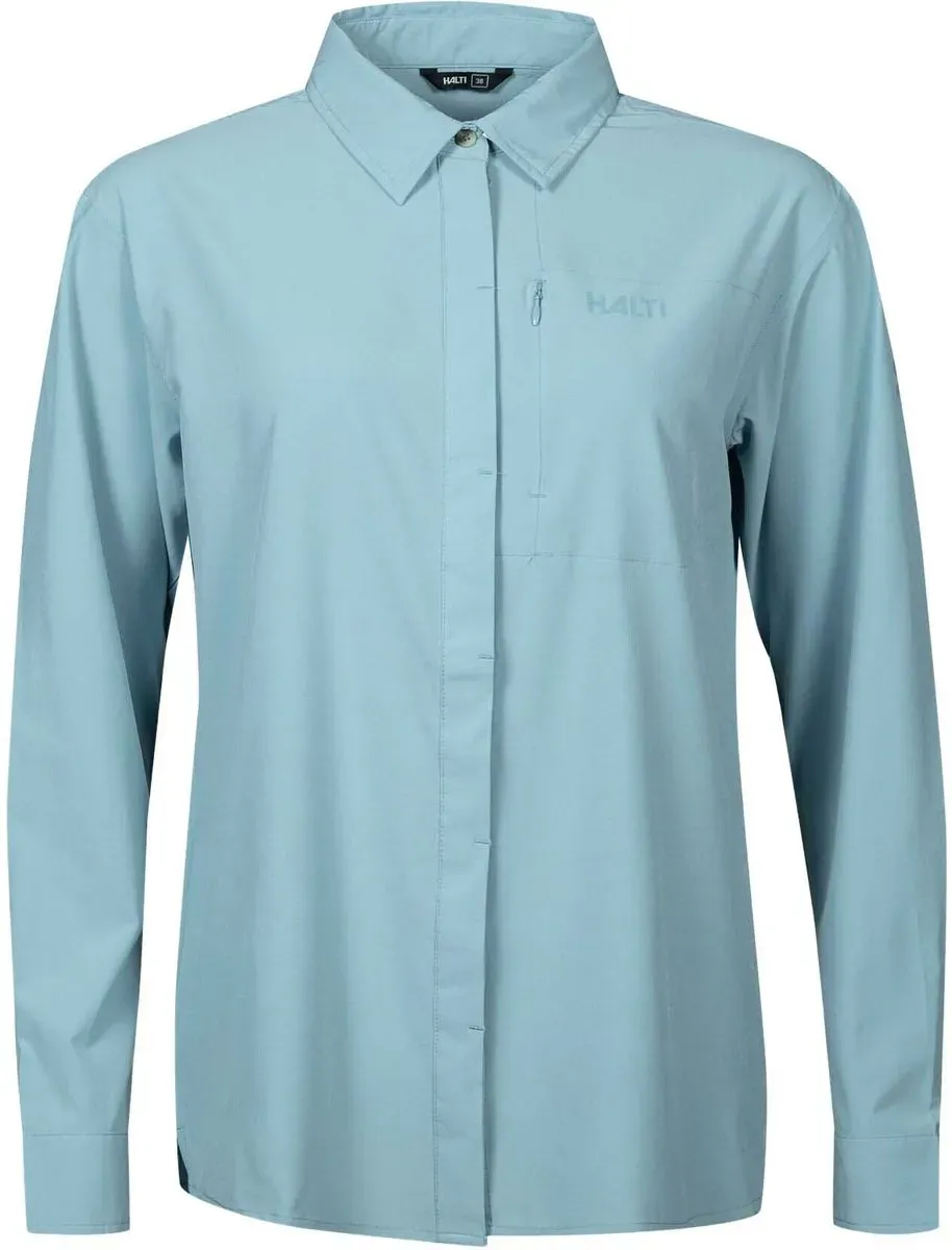 Halti Samoy W Long-sleeve Shirt tourmaline blue (H33) 44