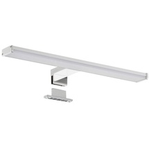 sebson SEBSON® LED Spiegelleuchte 40cm, Bad IP44 neutralweiß 4000K 400x108x44mm 8W 600lm, Aufbauleuchte + Klemmleuchte, Aluminium, Schminklicht