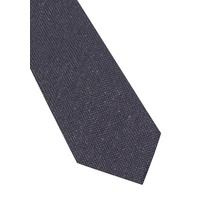 Eterna Krawatte grau unifarben, grau, 142