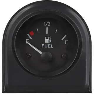 VOANZO 52mm Tankanzeige Universal PKW Tankanzeige Tankanzeige mit Sensor E-1/2-F Messbereich 12V Universal für PKW/SUV