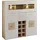 Innostyle Highboard INNOSTYLE "Barschrank SINFONIE, 120/129/37 cm BxHxT", cashmere matt, eiche altholz, B:120cm H:129cm T:37cm, ABS-Kunststoff, Glas, Holzwerkstoff, MDF, Metall, Sideboards, Highboard, 2 türig, 8 Flaschenfächer, 1 Glasklappe, LED-Beleuchtung, 