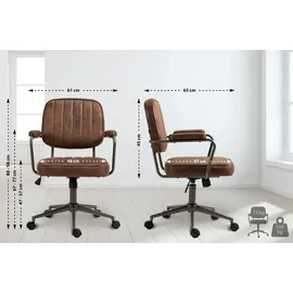 CLP Bürostuhl Natrona cognac