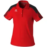 Erima EVO STAR Poloshirt Damen rot/schwarz 42