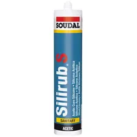 SOUDAL Sanitärsilikon Silirub S transp.300ml Kartusche SOUDAL