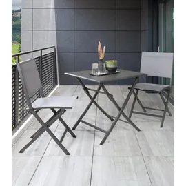 BIZZOTTO Gartenstuhl ELIN 47 x 57 x 88 cm grau klappbar