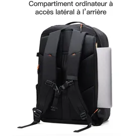 Inateck Reiserucksack 38,5 l Schwarz