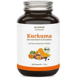 BIO Kurkuma Kapseln - fermentiert und bioaktiv - Acurmin ferment