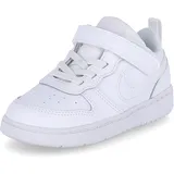 Nike Court Borough Low 2 (TDV) Sneaker, White/White-White, 23.5