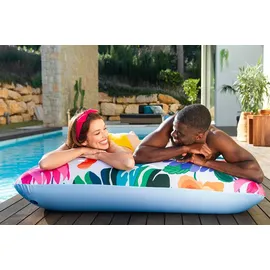 BESTWAY Luftmatratze Blissful Drifter mit Textilbezug 200 x 129 cm
