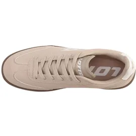 lotto Sneaker LOTTO, Damen, Gr. 40, weiß (taupe, weiß), Synthetik, unifarben mit Farbeinsatz, Schuhe Sneaker, - auch in Kindergrößen erhältlich