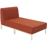Oviala Chaiselongue Gartenmöbel orange