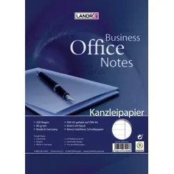 HAMELIN Kanzleibogen, Lin.25, 80g/qm, liniert, m. Rand, A3 auf A4 gefalzt