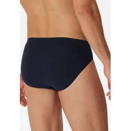 SCHIESSER Minislip unifarben Blau S 3er Pack