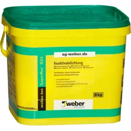 Saint-Gobain Weber GmbH weber.tec Superflex D24 Bitumen Dickbeschichtung 6 kg