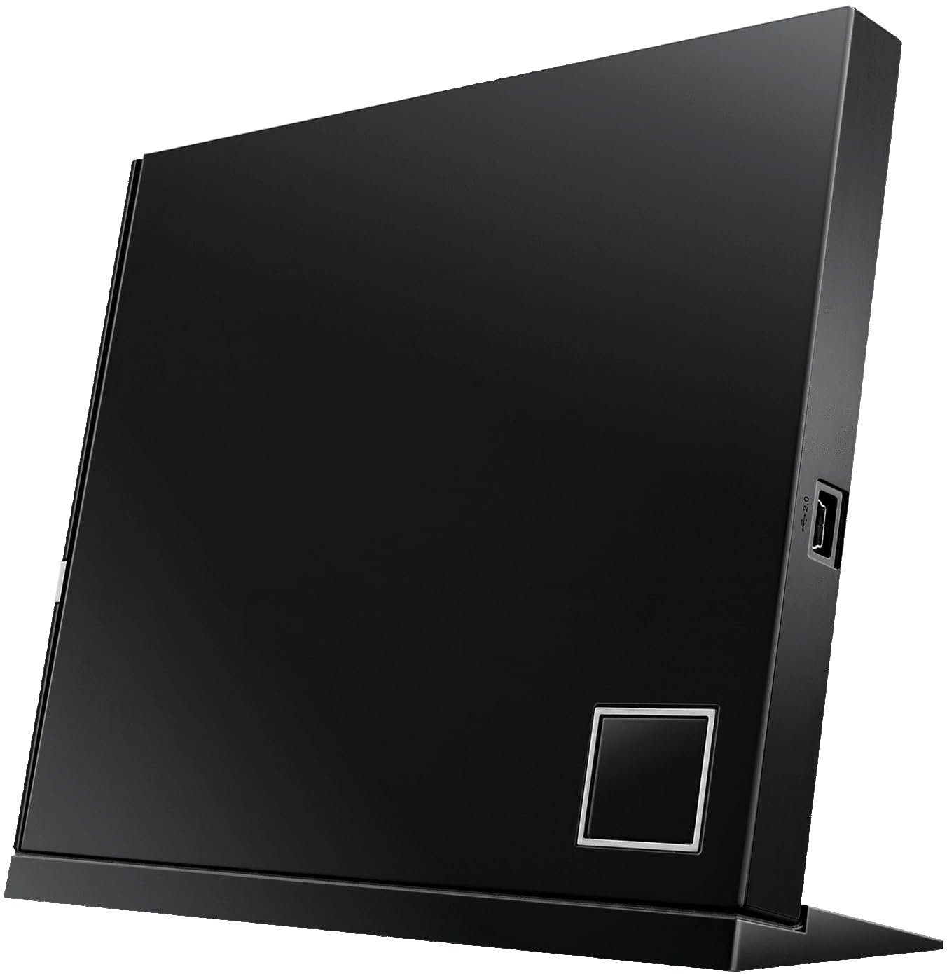 Asus SBC-06D2X-U externes Slim Blu-Ray BDXL Combo (6x BD-R Lesen, 8x DVD±R, 6x DVD±R DL, 5x DVD-RAM, USB 2.0) inkl. Cyberlink Power2Go, Hochglanz Schwarz