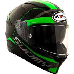 Suomy Speedstar Rap Helm, schwarz-grün, Größe XS für Männer