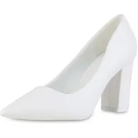 VAN HILL Damen Spitze Pumps in Weiss