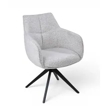 CASANOVA Polsterstuhl OLMO Webstoff Cremeweiß/Schwarz