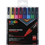 p.o.s.c.a. uni-ball Marker POSCA PC-3M Grundfarben 8er Set