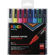 p.o.s.c.a. uni-ball Marker POSCA PC-3M Grundfarben 8er Set