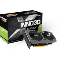 Inno3D GeForce GTX 1650 Twin X2 OC V3, 4GB GDDR6, HDMI, 3x DP (N16502-04D6X-171330N)