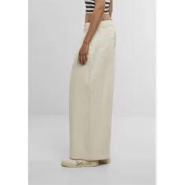 URBAN CLASSICS Ladies Wide Leg Hosen Beige 28