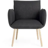 Mobitec Stuhl Soft Stoff Grau Anthrazit