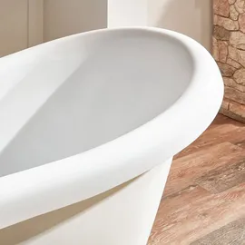Home Deluxe Fama freistehende Badewanne 74 x 176 cm