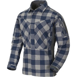 Helikon-Tex MBDU Flannel Shirt slate blue checkered, Größe L