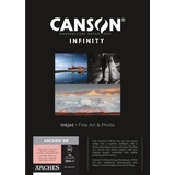 Canson Infinity Arches 88, 100% satiniert, 310 A4, 25 Stück, naturweiß