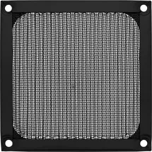 InLine Lüftergitter, Aluminium Filter, 92x92mm, schwarz