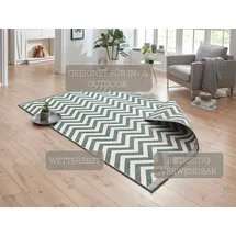 Northrugs Palma Wendeteppich 80 x 150 cm grün